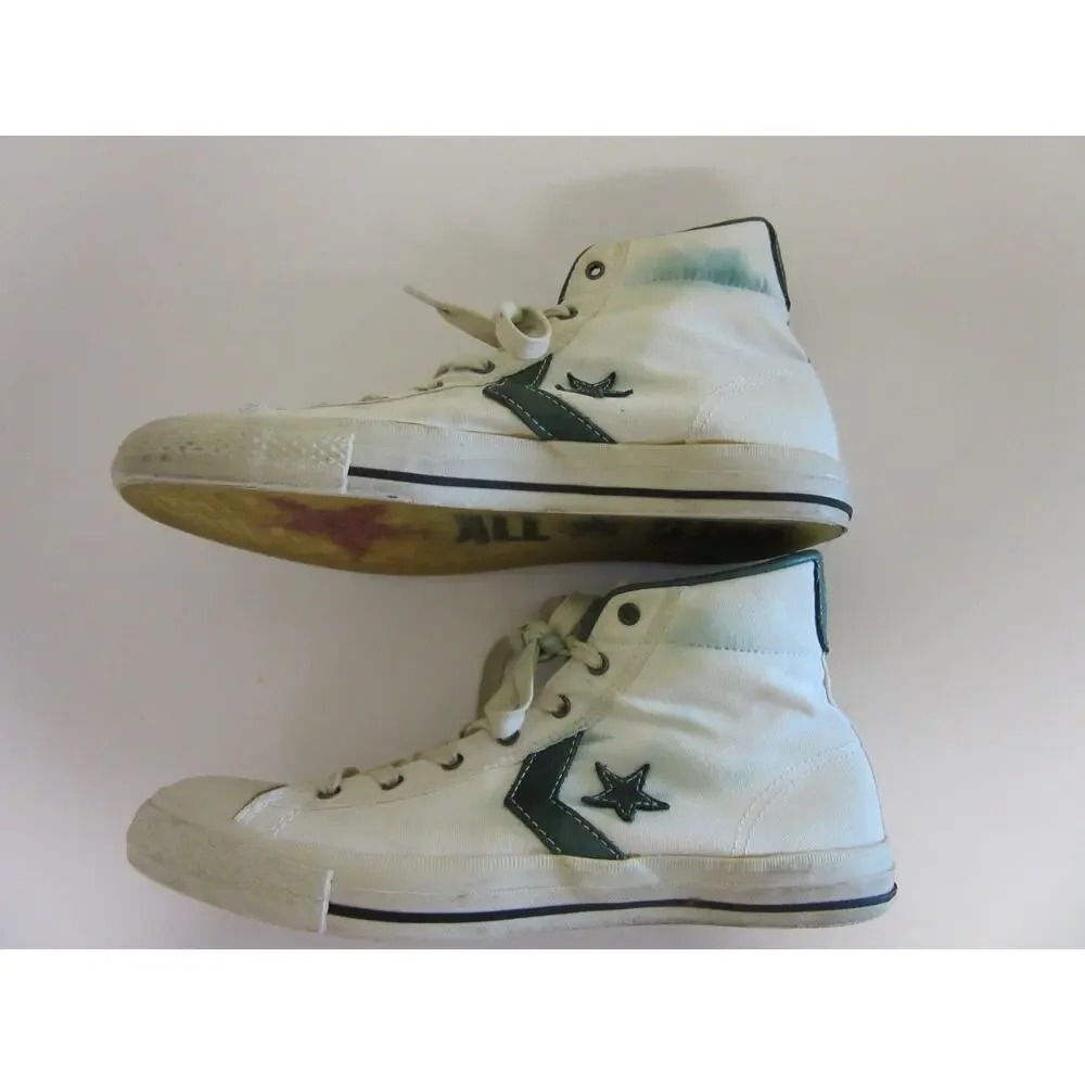 CONVERSE John Varvatos White 11 High Top Canvas All Star Sneakers - Picture 9 of 11
